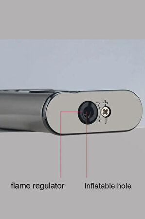 Honest Gümüş Tek Torch Pürmüz Metal Puro Çakmağı