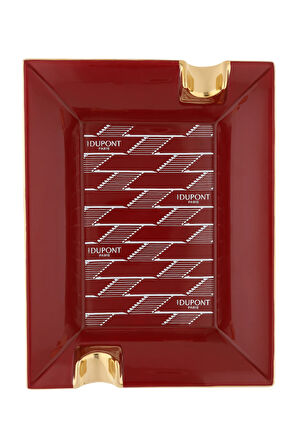 S.T. Dupont Monogram Kırmızı İkili Puro Küllüğü 6478