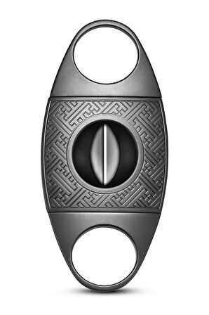PQ Gunmetal Metal İşlemeli Puro Makası Kesici