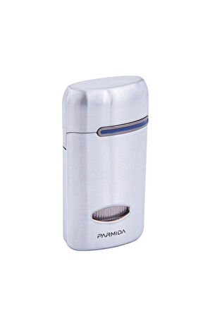 Parmida 3 Torch Pürmüz Gümüş Puro Çakmağı