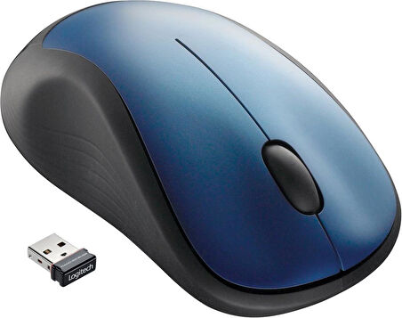 Logitech M310 XL Mouse Tam Boy Rahat Kauçuk Kenarlı Tavuskuşu Mavisi