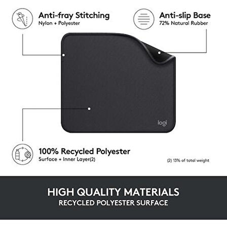 Logitech Studio Series Mouse Pad (Graphite)