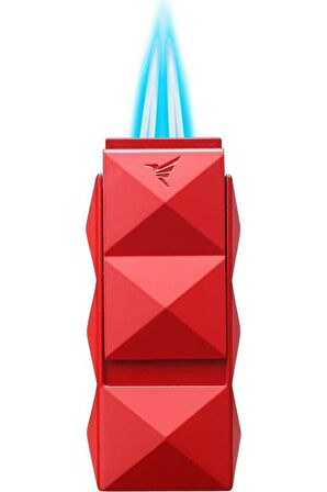Colibri Quasar II Çift Torch Pürmüz Kırmızı Puro Çakmağı