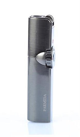Parmida Tek Torch Pürmüz Gunmetal Puro Çakmağı