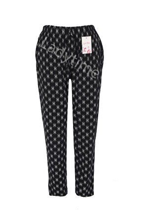 Vip Lüx Cepli Viskon Kadın Pijama Altı ze25