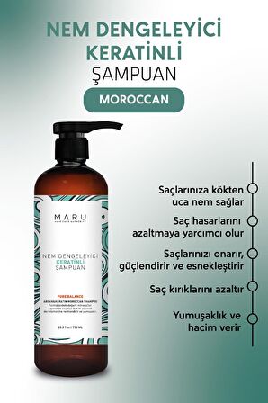 Maru İnce Telli Saçlar Için (VOLUME) Hacim Veren Şampuan 750 ml