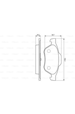 Ön Balata Megane Iı 02->/laguna Iı Iıı 01-> (0986tb2434)