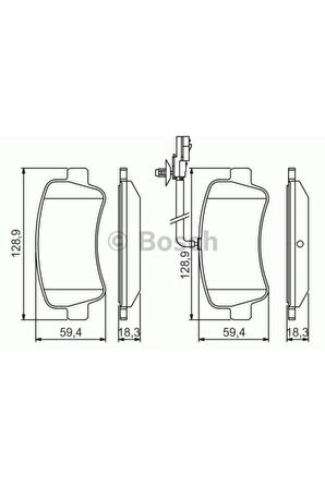Renault Master 3-opel Movano 2010- 2,3dc Arka Balata Marka