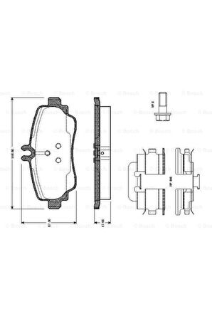 Ön Balata Mercedes A-serı 97-04(w168)/vaneo 02-05 (w414)