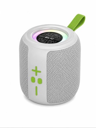 Blic BLS-88 Taşınabilir Hoparlör Gri 6W Bluetooth 5.4 LED Işıklı 1500 mAh
