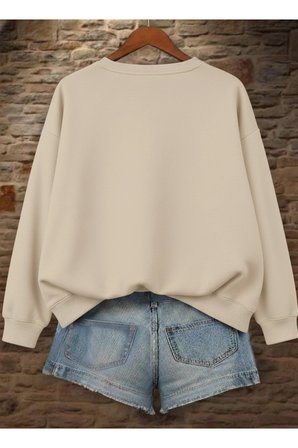 Unisex Today is The Perfect Tasarım Basklı Bisiklet Yaka Sweatshirt