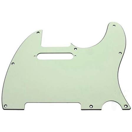 Fender Pickguard Tele 8 Hole 3-Ply Mint Green