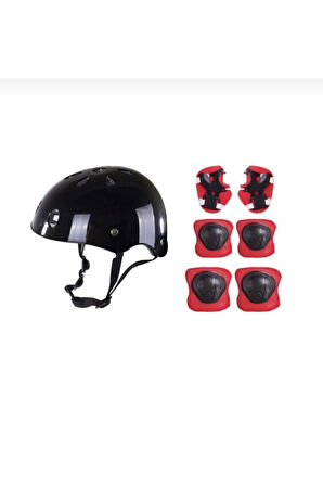 Çocuk Kask Dizlik Dirseklik Kemik Set 7 Parça