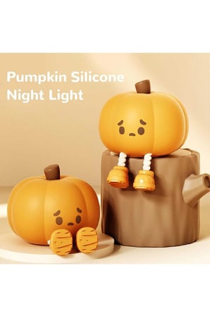 Dekoratif Led Pumpkin Usb Şarjlı Gece Lambası