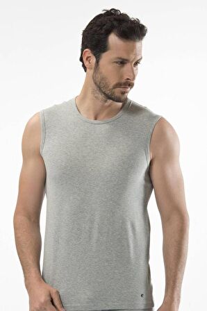 Cacharel Erkek Bisiklet Yaka Spor Atlet Gri