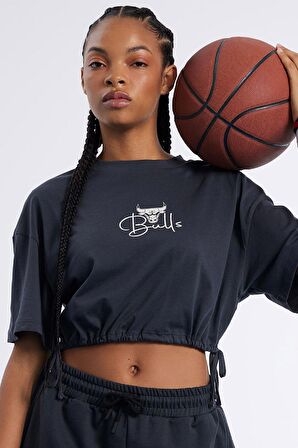DeFactoFit NBA Chicago Bulls Bisiklet Yaka Kısa Kollu Tişört C6311AX24HSAR231