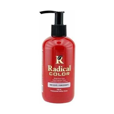 Radical Color Su Bazlı Saç Boyası 250 ml Nar Cıcegi