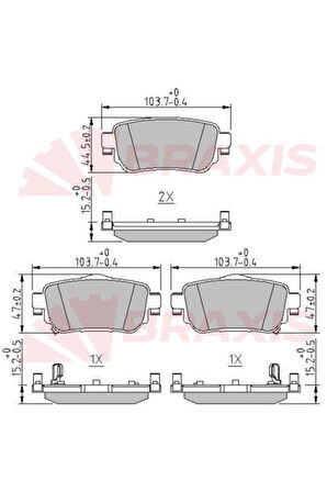Fren Balatası Arka Qashqaı 13> Kadjar 15>