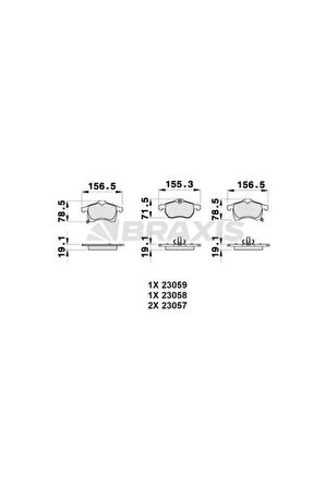 Ön Fren Balatası Astra G Corsa C Zafıra B