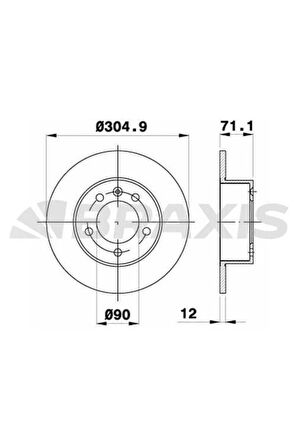 Fren Diski Arka Master Iıı Movano B 2,3dcı 10>