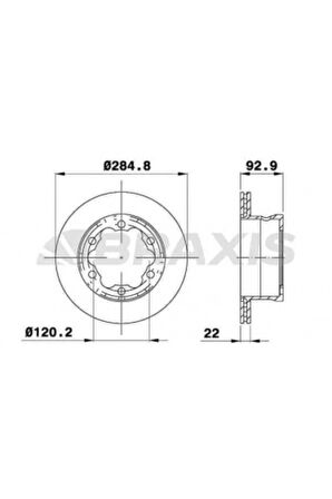Mercedes Fren Diski Arka (cift Teker) Sprinter 901 902 903 904 96>06 Lt 28 35 46 96>06 - Ad1