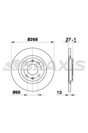 Fren Diski Ön C2 C3 C3 Iı 1.1 1.4 Hdı 09 / 03> C Elysee P301 (Mando Tıpı) 2011> Berlıngo Partn