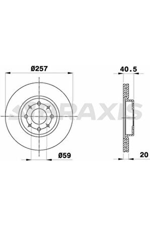 Fren Diski Ön Doblo Albea Lınea Bravo Panda 1.4 / 1.3jtd Stılo Idea 1.2 16V 1.3jtd Tempra Tıpo 2