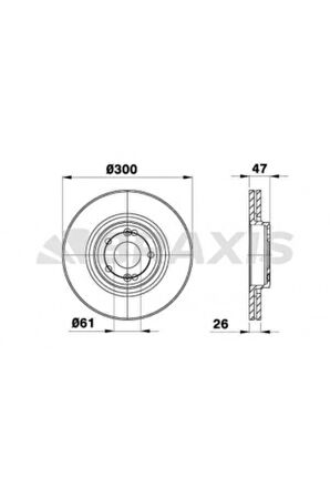 Renault On Fren Disk Aynası Laguna II 1.6 / 1.8 / 1.9dci / 2.0 (5 Bijon) - Ad0157