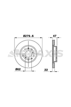 ON FREN DISK AYNASI HAVALI SEDICI SUZUKI SX4 1.6 / 1.9D / 2.0
