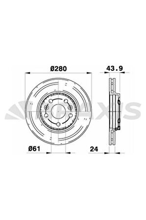 On Fren Dısk Aynası Havalı Kangoo Iıı Mercedes Cıtan 1.5dcı / 1.6 08> (5 Bıjon)
kampanyalı