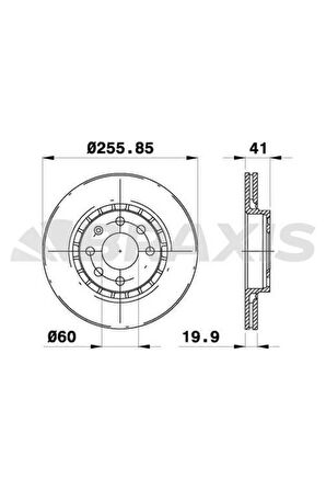 Fren Diski Ön Havalı Astra F 1.8ı Corsa B 1.6 Gsı 16V 1.6ı Vectra A 1.7d 1.7 Td 1.8 1.8ı