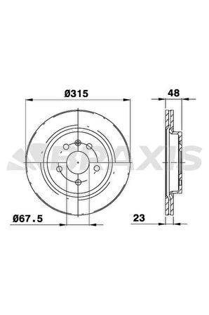 Fren Diski Arka Havalı Insıgnıa Sport Tourer 1.6 / 1.6t / 1.8 / 2.0cdtı 07 / 08>