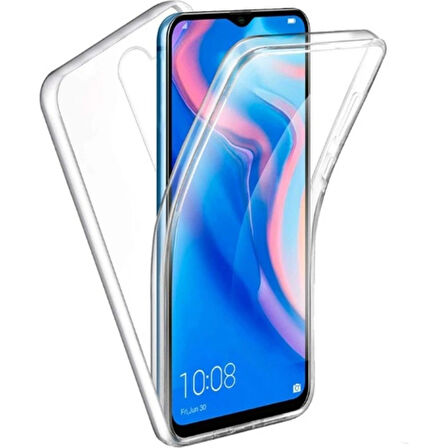 Teleplus Xiaomi Redmi Note 8 Kılıf Ön Arka 360 Koruma Şeffaf Silikon