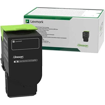 Lexmark 78C5XC0 Mavi Spot Orjinal Spot Orjinal Toner - CS421/CS521 5.000 Sayfa