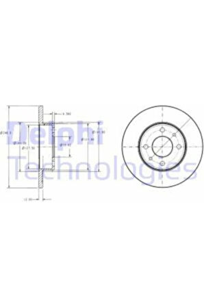 Fren Dıskı On 4D-240MM Uno 70 1985->