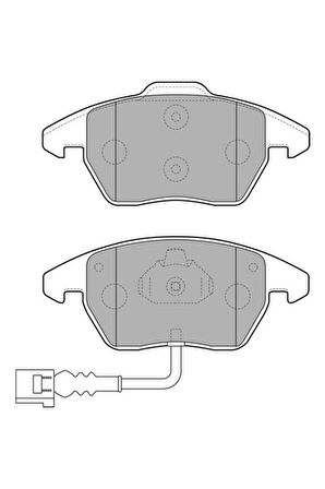 GVA Ön Balata Fişli Caddy Iıı 04 Golf Iv V Vı 97 Jetta Passat 05 Polo 09 Octavıa 04