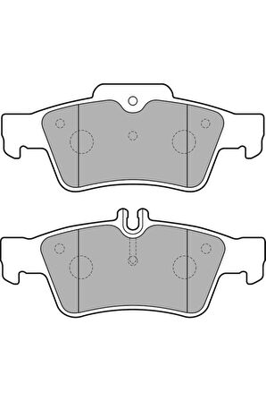 Fren Balatası Arka Mercedes C218 C219 W211 S211 W212 S212 W221 C215 A0054209320