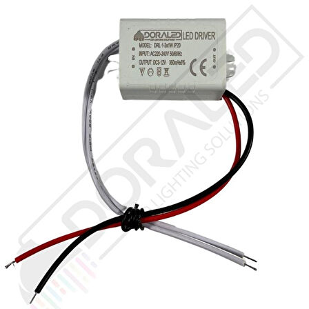 1-3X1W 350Ma 3-12V Power Led Driver IP20 Power Led Sürücü