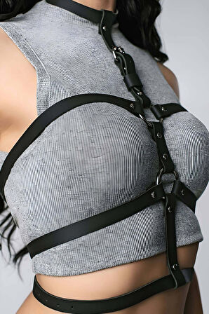 Boyundan Bağlı 3 Sıralı Şık Harness - Brf55