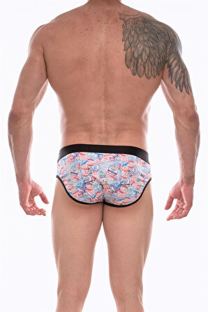 Erkek  Desenli Slip