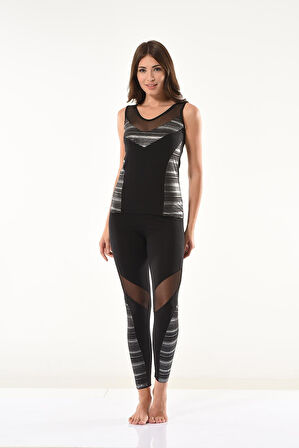 Tül Detaylı Tayt Takım 1506