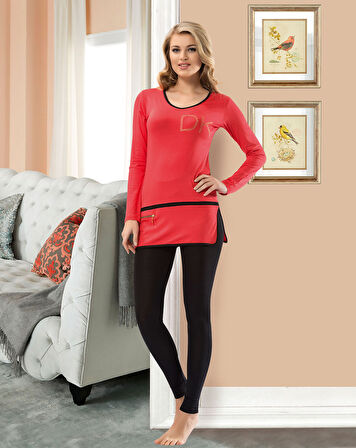 Uzun Kol Kadın Tayt Takım 759