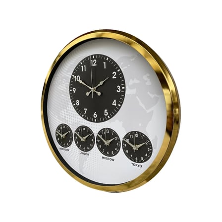Gold Modern 52 Cm Dünya Saati iegxx