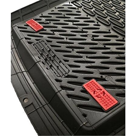 Safir Ford Ecosport Uyumlu Universal Derin Havuzlu Paspas Krom Mavi