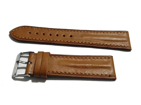 Fado  Her Saate Uygun piramit modeli 22   mm Hakiki  Deri Kordon  TABA(494)