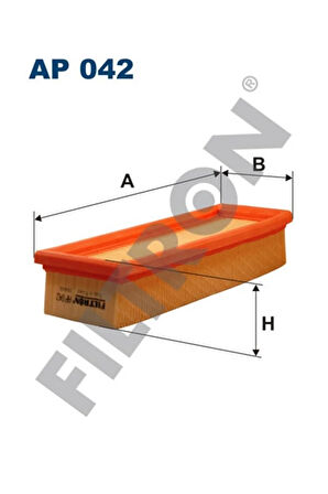 Fıltron Ap042 Hava Filtresi Fıat Uno 146/158/246 1.4 S I.e. Kat. 70 70hp 09/89-12/94 Fıat