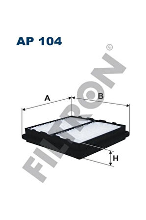 Hava Filtresi Honda Cıvıc Vı 1.4 16V 75HP 01/97-04/01