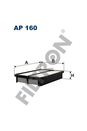 AP160-HAVA Filtresi Toyota Corolla Vııı E11 1.6 I 110HP 11/99-12/01