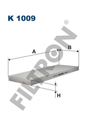 Fıltron K1009 Polen Filtresi Vectra B 1.6i-16i 16v-1.8i 16v-2.0-2.0i 16v-2.5i V6-2.6i V6 95
