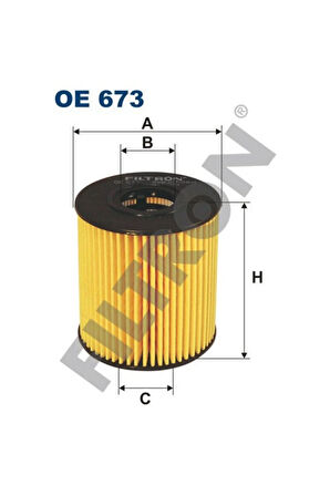 OE673-YAĞ Filtresi PARTNER-BERLINGO-BIPPER-NEMO-EXPERT-TEPEEP206-P307-TRANSİT-MONDEOIV